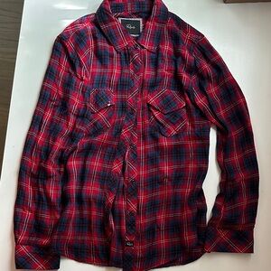 Rails Red and Blue Plaid Button Down Shirt